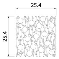 VedoNonVedo Sinfonia élément décoratif pour meubler et diviser les espaces - Vert transparent 3